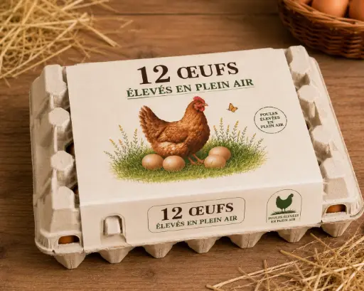 12 oeufs Plein Air 