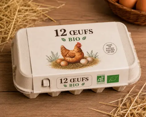 12 oeufs BIO 